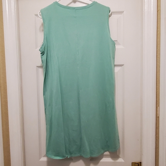 Eileen Fisher Cotton Stretch Jersey‎ Tank Dress Slim Fit, Knee Length sz M - Picture 7 of 9